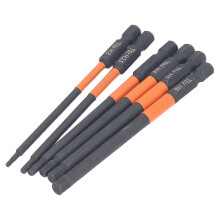 6 Pcs Set Hex Wrench Drill Bit H2 To H6 100L S2 Alloy Strong Magnetic Hex Key Drill Bit for Home Automotive Repair