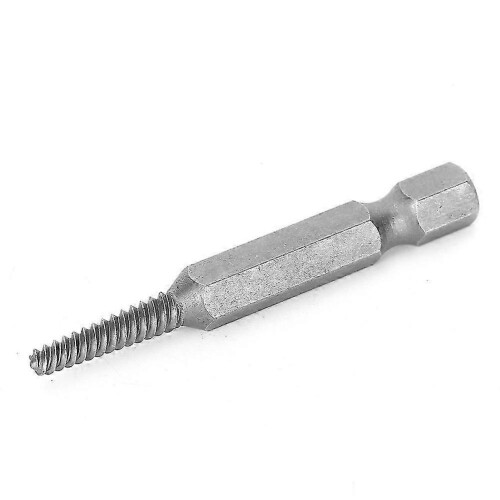 5pcs Screw Extractor Broken Damaged Bolts Hex Shank Electric Easy Out Removal Tool 1