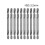 KINCJON 10pcs 3.2mm Hss Double Ended Spiral Torsion Drill Tools Drill Set 2