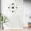 Creative DIY Wall Clock Without Frames Home Silent Clock Office Wall Decoration 4