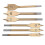 6pcs High carbon Steel Spade Paddle Bits WoodWorking Flat Drilling Boring Tools 10-25MM 3