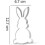 12.7 cm Easter Bunny Cookie Cutter - Stainless Steel - 3
