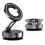 (Black) Vacuum Magnetic Classic User-friendly Phone Premium Holder Cup Car Foldable Suction Adjustable Mount Stand 1Pc 2