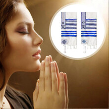 (Golden) High Performance Premium Jewish Israel Easy Classic Israel to Tallit Blessing Prayer Shawl Professional Traditional with Use