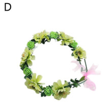 (Green) Wreath Headband Durable Children's Hair Hair Bridal Accessories Performance Bands