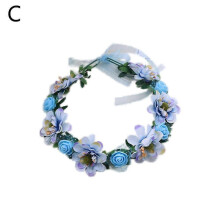 (Blue) Wreath Headband Durable Children's Hair Hair Bridal Accessories Performance Bands