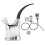 Water Filter Pipe Smoking Set Smoker Gifts Crafts Innovative Silver Plastic with Light 1