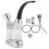 Water Filter Pipe Smoking Set Smoker Gifts Crafts Innovative Silver Plastic with Light 3