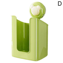 (Green) Classic Reliable Stable Suction Cup Toilet Paper Holder Removable Wall Mounted Tissue Rack Portable Long-lasting