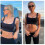 (L)Women's Medium Support Tank Top Rib Seamless Removable Cup Workout Sports Bra - Pjun 3