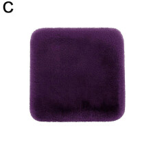 (Purple) Plush Car Seat Cushion, Plush Single Piece Seat Cushion, Universal Model