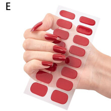 (CS005) Great for Durable Removable Superior Summer High Nail Performance 16pcs Color Outdoor Portable Stickers Single Fashionable