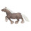 Silver Gray Horse Figurine, High Simulation 3