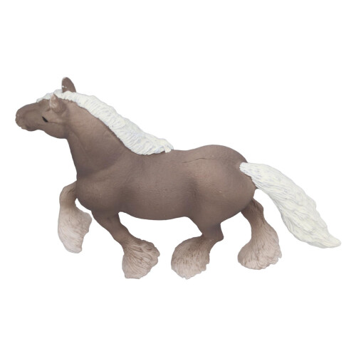 Silver Gray Horse Figurine, High Simulation 2