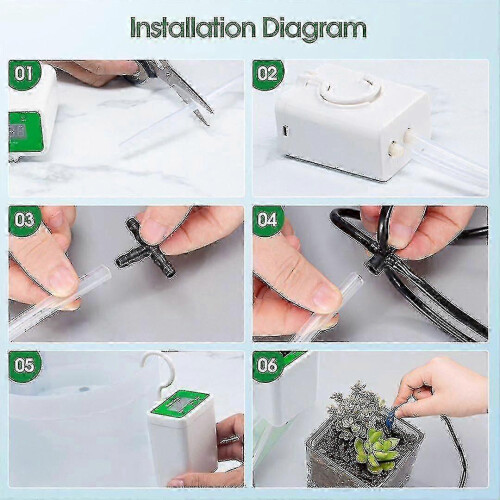 Automatic Watering System for Potted Plants Watering Devices Automatic Plant Waterer System with 4 Irrigation Drippers 1