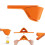 (orange) Lemon Fluicer | Easy Squeeze Manual Citrus Juicer Plastic Folds Flat For Slimline 3