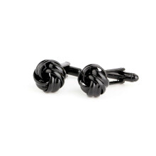 Men's shirt cufflinks, including twisted cufflinks, studded cufflinks, and openwork cufflinks made of alloy.