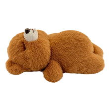 19cm Adorable Animal Plush Doll for Office Desk Companion-bear