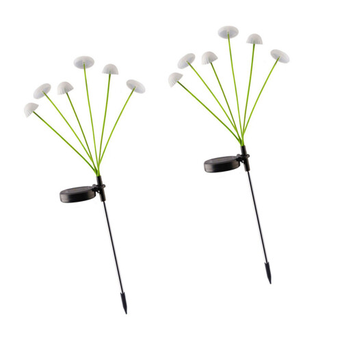 Solar Garden Lights Double Mode LED Solar Mushroom-color 2