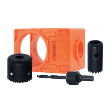 4Pcs Universal Door Lock Hole Cutter Kit Carbon Steel Blade