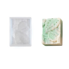 Easy Cleaning Food Safe Silicone Sunflower Mold-Square leaves.
