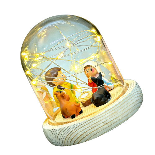 Light Up Christmas Nativity Set for Holiday Decorations