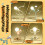 Creative Funny Bulb Man Night Light Innovative Suction Cup-F 6