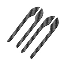 (Carbon fiber pattern) Top Grade Renewal Model 3Y Carbon Fiber Door Handle Decorative Stickers Ergonomic Trendy Long-lasting