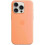 (Orange Sorbet)For Apple iPhone 15 Pro Silicone Case with MagSafe 3