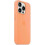 (Orange Sorbet)For Apple iPhone 15 Pro Silicone Case with MagSafe 5