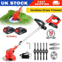 3 in 1 Cordless(Wireless) YY-GCJ00 Strimmer Grass Trimmer Electric Tree Garden Weed Cutter +2 Battery 48V