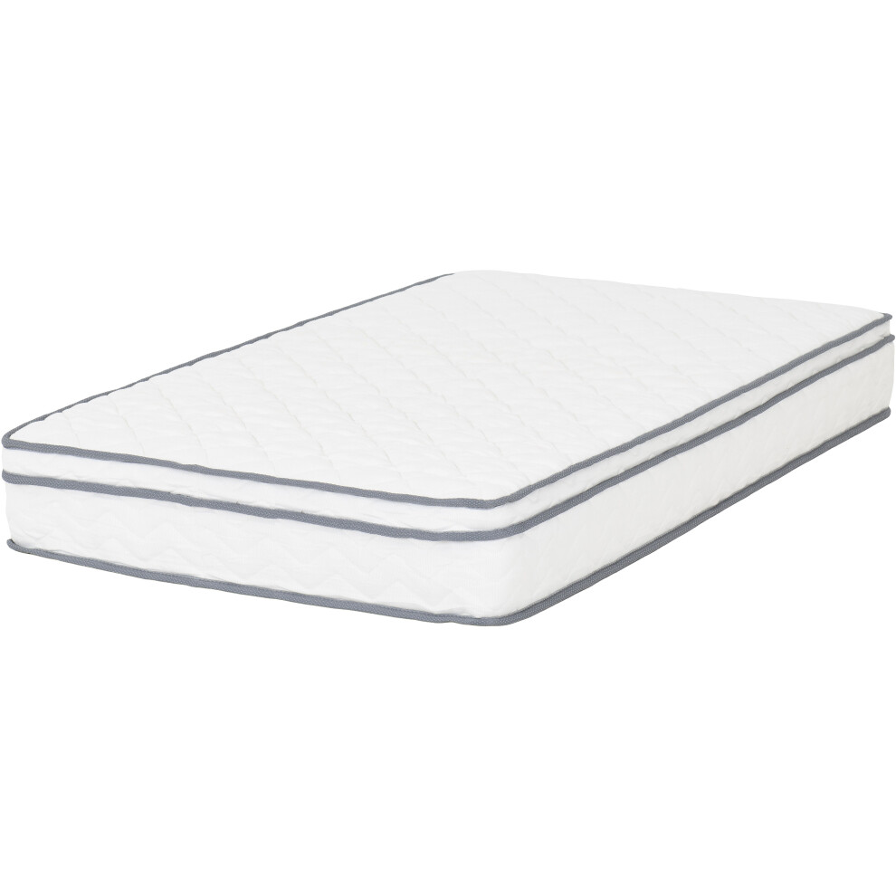Seconique Yasmin 4Ft 6Inch Roll Up Mattress White