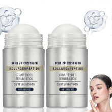 Retinol Firming Serum Stick for Face and Neck, Collagen Peptide AntiAging Stick, Visible Wrinkle Reduction, Skin Firming Boost (2PCS)