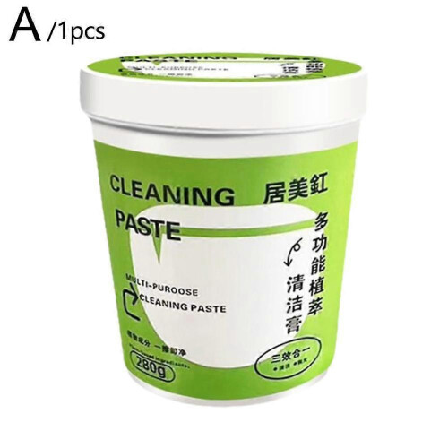 (1pcs,Pink S)1-3X 280g All Purpose Cleaning Paste, Cookware Paste Kitchen Grease Remover 1