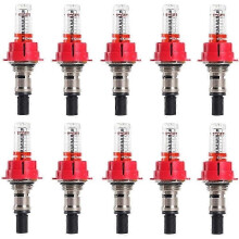 10 Pcs Underfloor Heating Manifold Flow Meter, Visual Flow Monitoring Regulator for Underfloor Heating Systems(1/2)