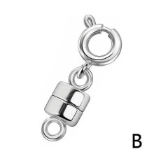 (Blue) Silver Gold Magnetic Clasp Hook for DIY Bracelet Necklace Jewelry Finding