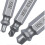 Speed Out Screw Extractor Drill Bits Tool Set Broken Damaged Bolt Remover Guide Set Broken Easy Out Fastener Kit-silver A 2