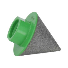 M14 Green Diamond Beveling Chamfer Bit Simple Operation 60 Base Angle Milling Bit for Polishing Shaping 38mm/1.5in
