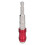 Hex Drill Bit Holder MultiAngle Extension Rod Universal Hand Operated Tools 1/4in(Red Silver ) 1