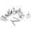 10PCs Diamond Hole Saw Bit Set High Speed Steel Hand Tools Hardware Accessory 6-50mm 1
