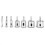 10PCs Diamond Hole Saw Bit Set High Speed Steel Hand Tools Hardware Accessory 6-50mm 3