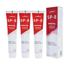 3X 100g SP-8 Probiotic Whitening Toothpaste Remove Bad Breath Dental Plate Stain