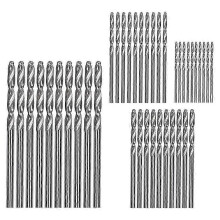 40Pcs Titanium Coated High Speed Steel Drill Bit Set Tool HSS Twist Drill Bit Set 0.6mm/ 1.0mm/ 1.5mm/ 2.0mm