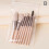 (Yellow) 8 Makeup Brush Set Powder Blusher Eye Shadow Brush Makeup Kit 1