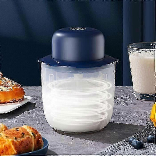 Electric BUTTER CHURN and Egg Mixer, Fast Simple Beating Operation, Kitchen Cooking Tool - Blue 1