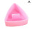 (Beige 180L, Pink) Triangle Sushi Mold Press, Rice Ball Mold Makers 1