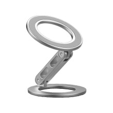 (Sliver) User-friendly Double Durable Tablet Quality Holder Phone High Ring Phone Grip Cell Removable Ipad Cell Magnetic