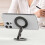 (Black) User-friendly Double Durable Tablet Quality Holder Phone High Ring Phone Grip Cell Removable Ipad Cell Magnetic 1