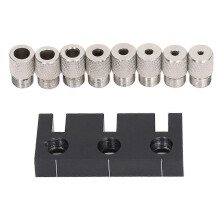 Hole Punch Locator Jig 3 in 1 Log Tenon Woodworking Hole Opener DIY Tools 3 4 5 6 7 8 9 10mm