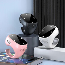 (Black) User-friendly Premium Quality Short Video Bluetooth RingRemote Control Multifunctional Short Video Page Flip